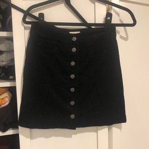Aritiza Cord button up skirt